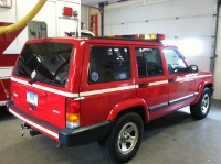 Car 6 2000 Jeep Cherokee,  Fire Inspector and Paramedic Fly Car