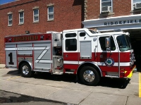 Engine 1 2012 E-One, Class A Pumper, 750 gallons Housed at Fire Headquarters, Station 1