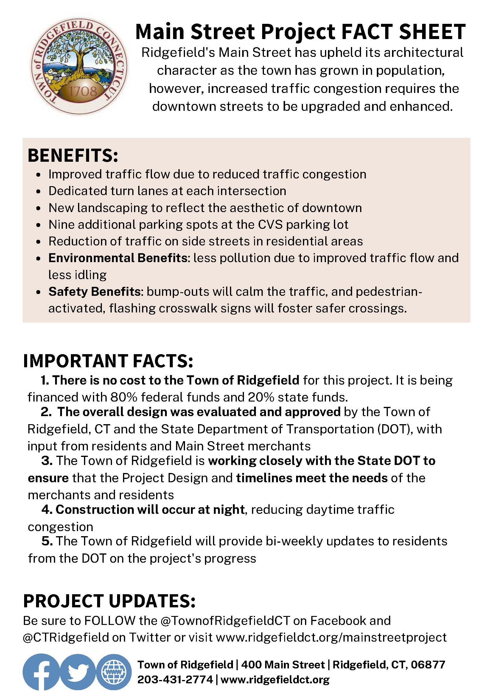 Main Street Project Fact Sheet